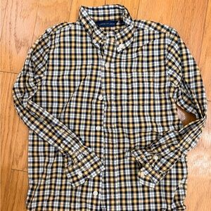 Janie and Jack boys Plaid Button Down Shirt